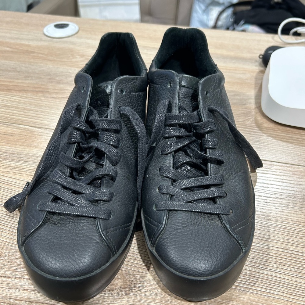 Rag & Bone Black Leather Sneakers Mens EU42